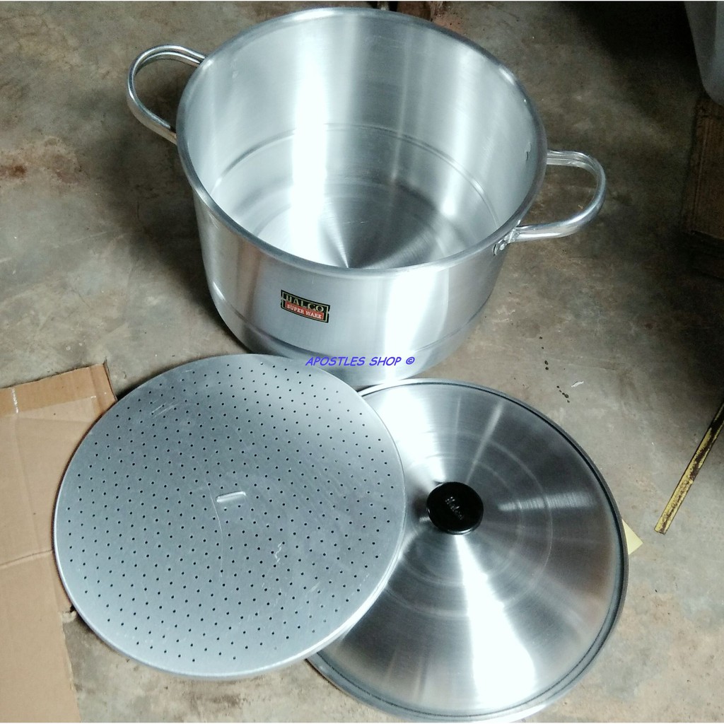 Panci Serbaguna HALCO SG 36 / STEAMER / Kukusan HALCO / Langseng Aluminium 36Cm