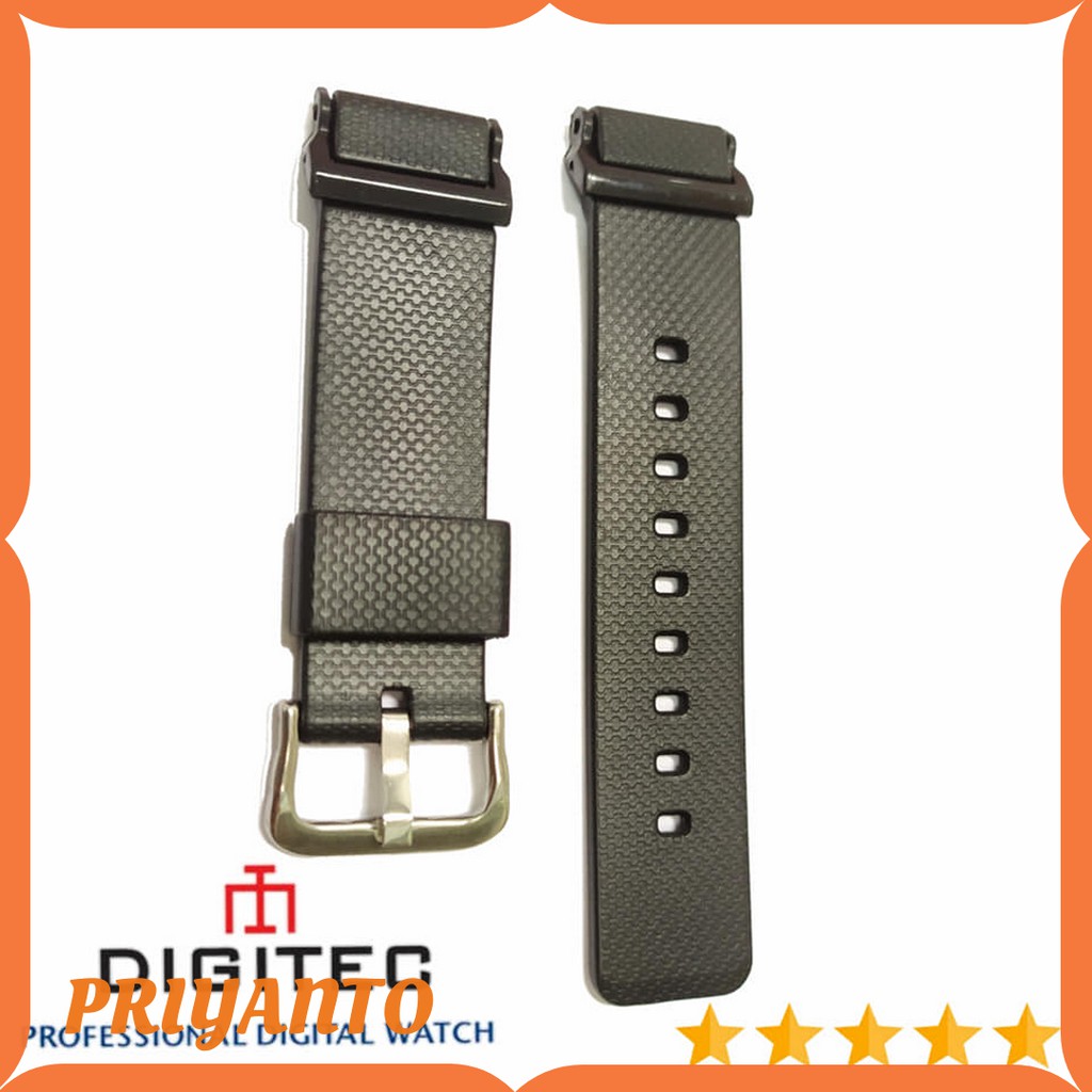 Strap Tali Jam Tangan Digitec 2073 Digitec DG-2073 Hitam