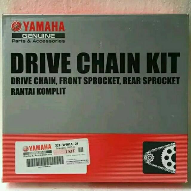 Gir Set Old Vixion | Chain Kit | Rantai Kit Ori Yamaha Indonesia