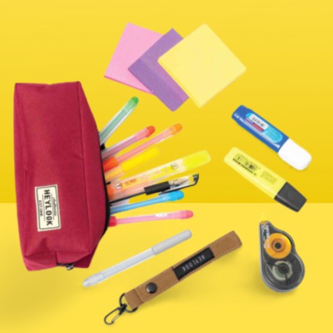 

Gaya Tempat Pensil Anak Laki Laki Perempuan Kotak Pencil Polos Lepak Pensil Hemat