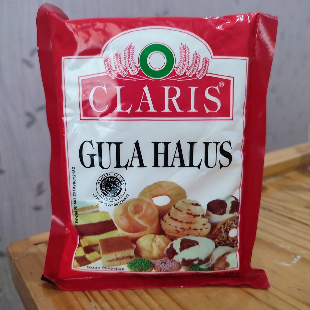 

Gula Halus Tabur Donat Claris 250 gram