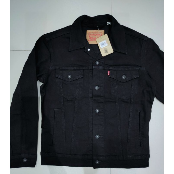 Levi's Original Trucker Jacket - Black - (Jaket Jeans Levi's - Hitam)