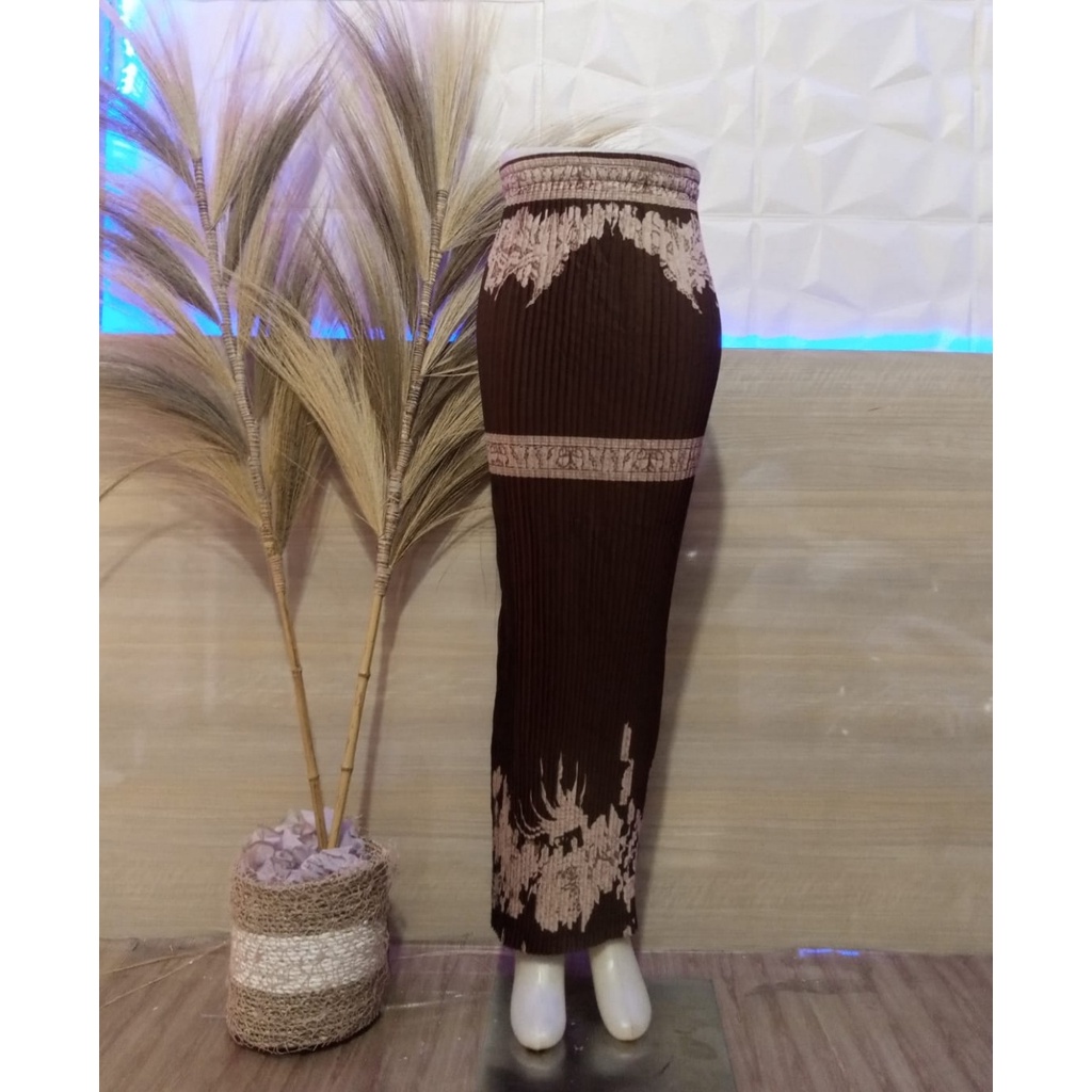 REAL PICT ROK PLISKET BATIK / ROK PLISKET / BAWAHAN KEBAYA / ROK KEBAYA / ROK WISUDA / RAGAM MOTIF