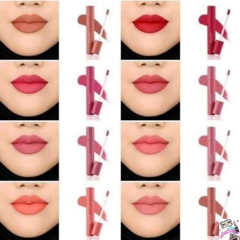 ☃Cutezz_Ching1☃Wardah Colorfit Velvet Matte Lip Mousse 4g