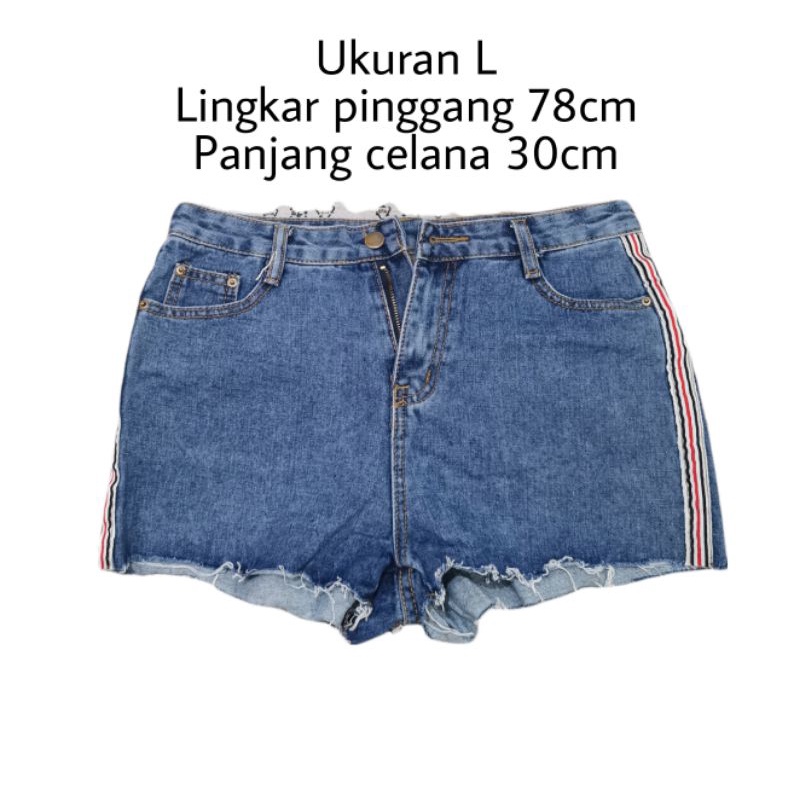 CELANA JEANS PENDEK WANITA