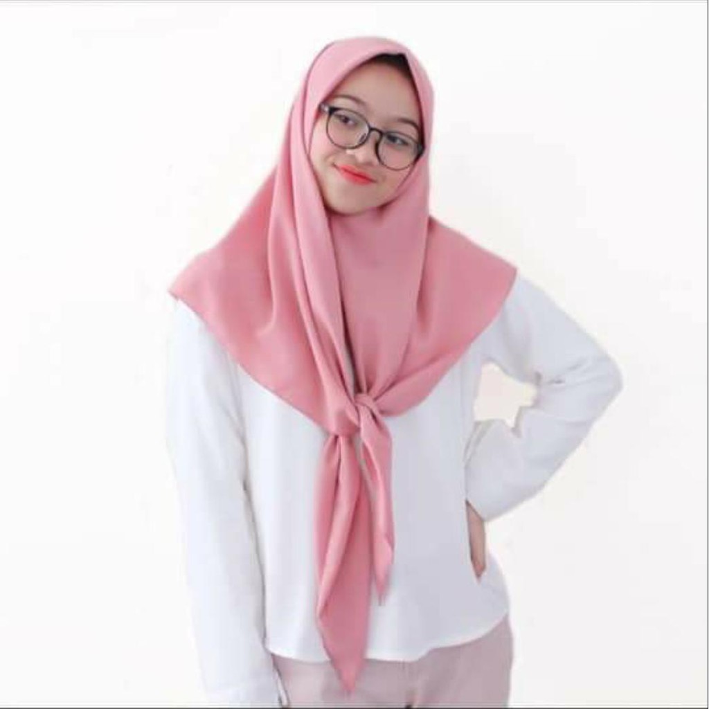 LEBIH BESAR Hijab Segitiga instan Daily Hijab Jilbab Simple Hijab Instant Diamond Tinggal Slup