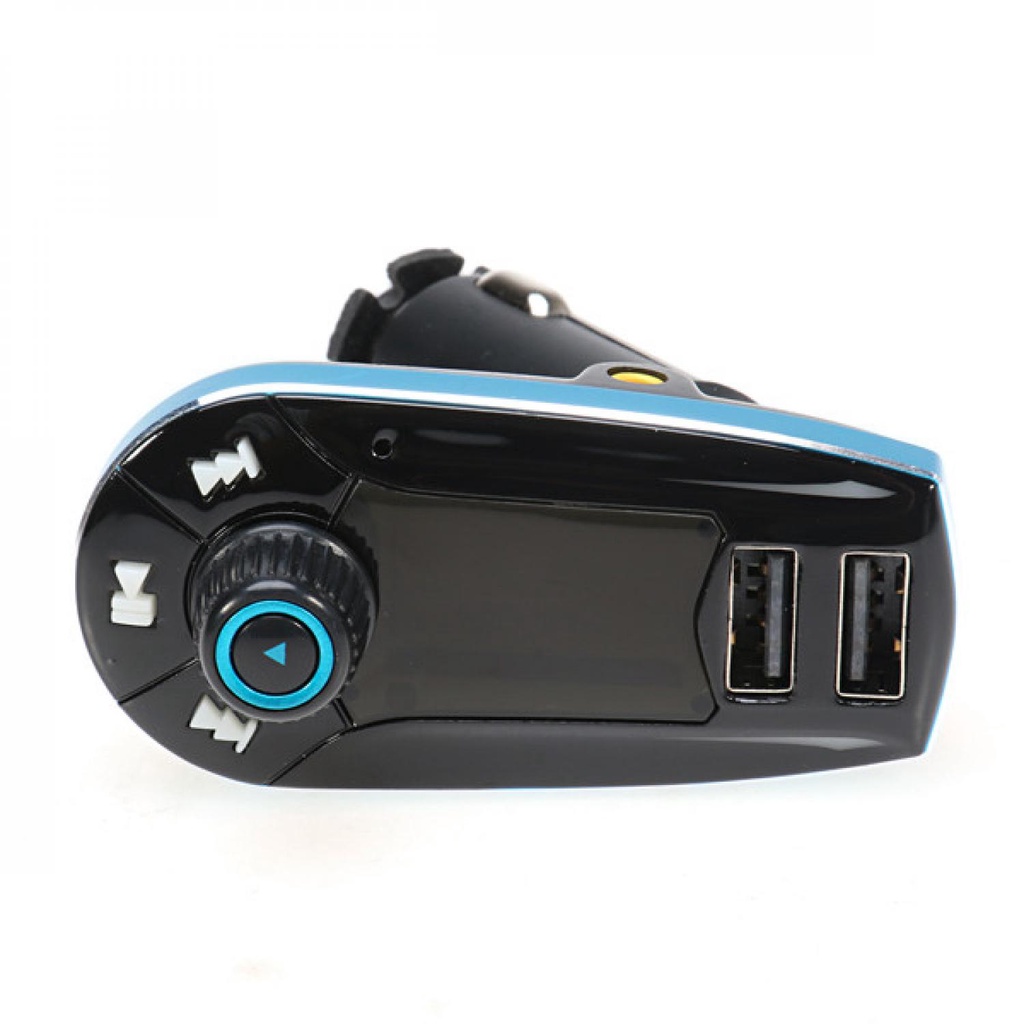 Car FM MP3 Modulator with USB Charger 2.1A for Smartphone - 618C-Black/blue