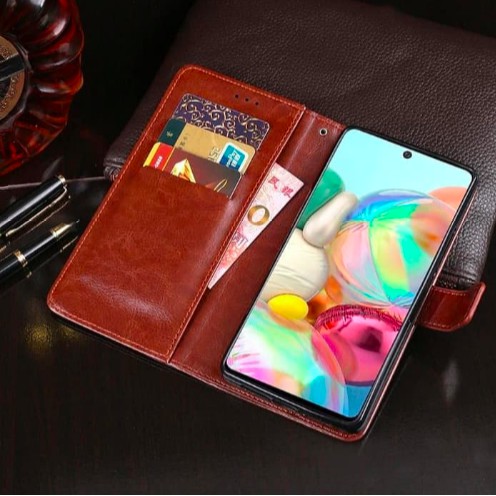 Samsung A51 Flip Cover Wallet Leather Case