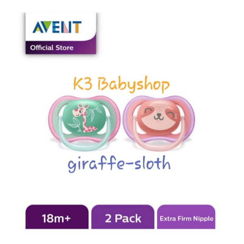 Empeng Avent Orthodontic Pacifier Soother 18m+ empeng bayi dot anak