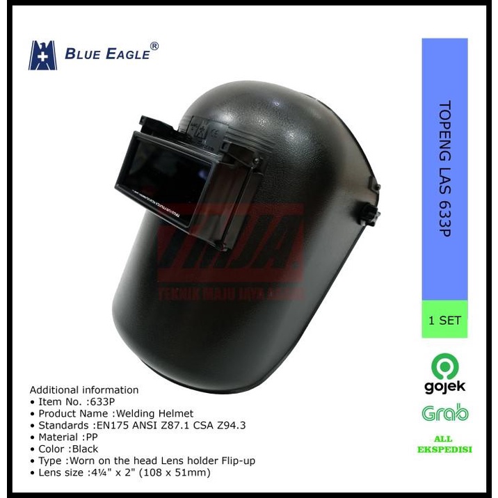 Blue Eagle Topeng Las / Kedok Las 633P