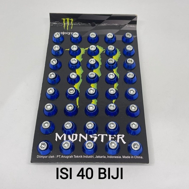 BAUT VARIASI / BAUT L 10 PLUS RING MONEL VARIASI UNIVERSAL - MONEL BAUT