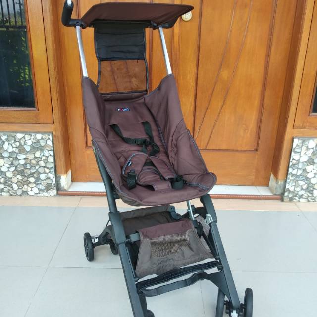 cari stroller second murah