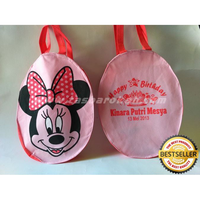 

Tas Ultah Anak | Tas Ulang Tahun Anak Minnie Mouse Model Jinjing | Goodie Bag