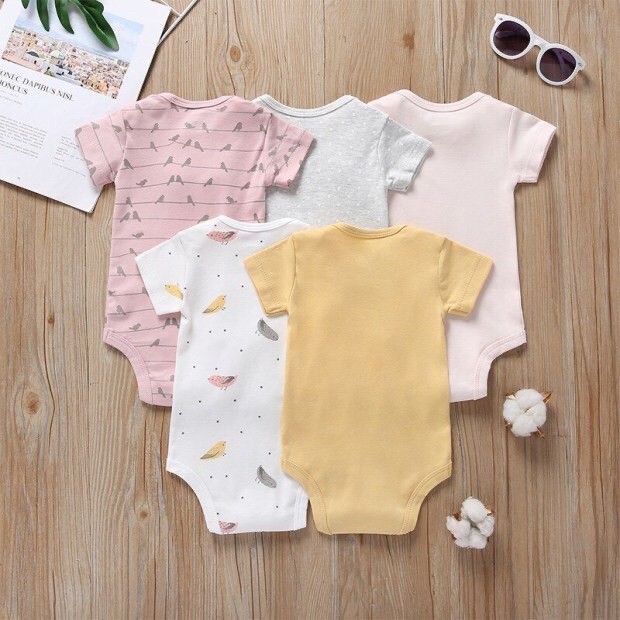 [ISI 5] 3-24 bln PAKAIAN BAYI [Kualitas Impor] BAJU ANAK JUMPER PIYAMA ROMPER UNISEX C