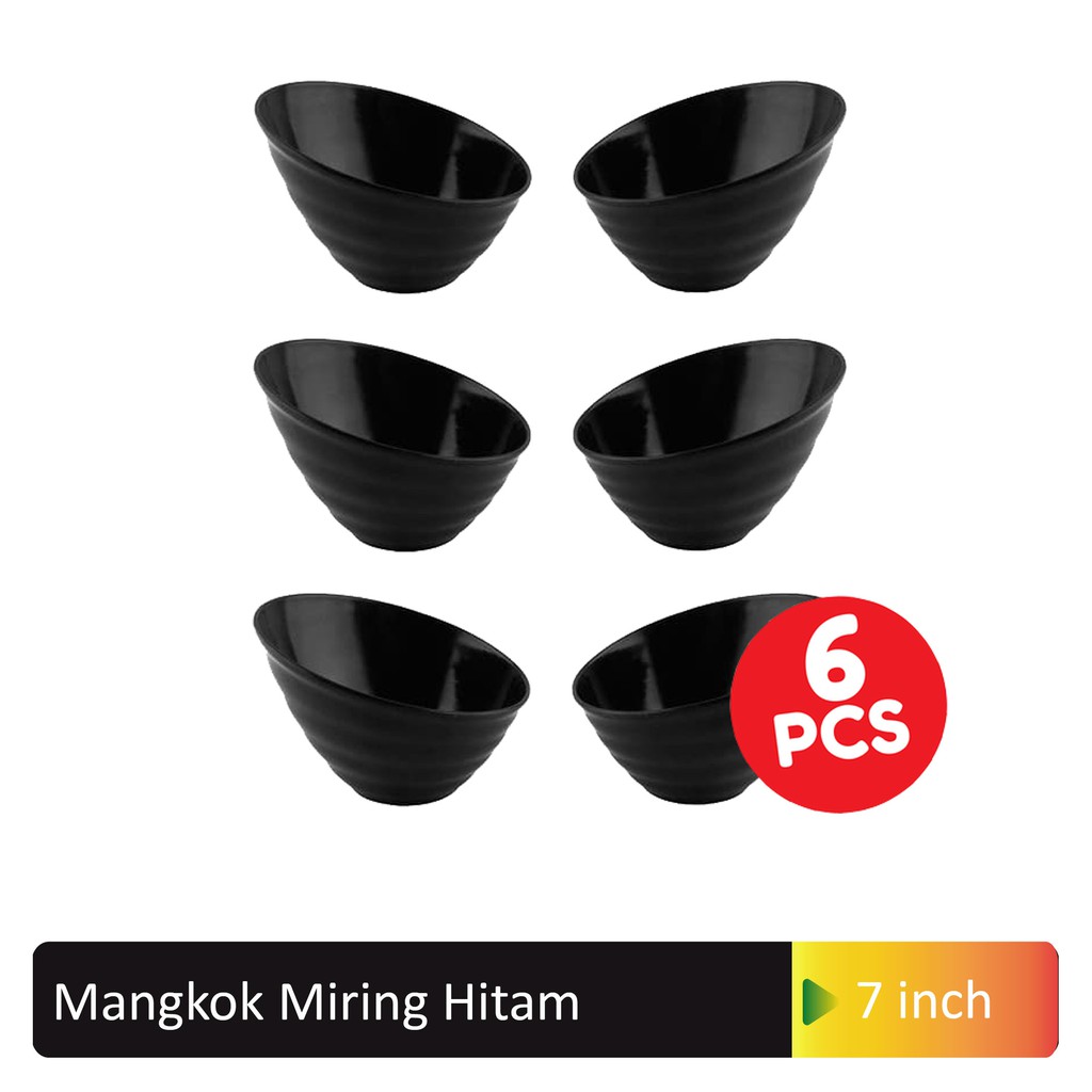 Jual Glori Melamine 7 Inch 6 Pcs Mangkok Miring Mangkok Makan Mangkok Melamin G4770 5011