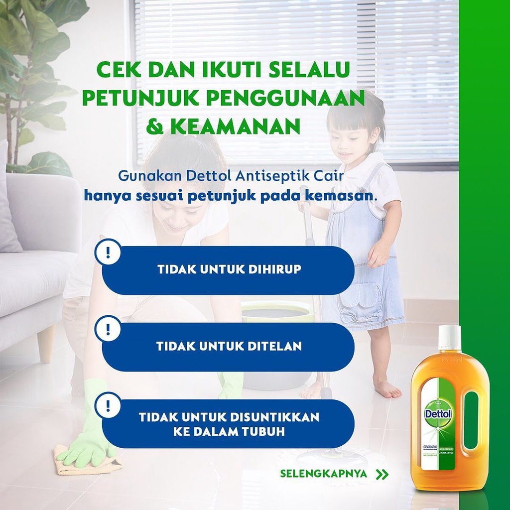 ★ BB ★ Dettol Antiseptic Liquid 95ml - 245ml - Cairan Antiseptik