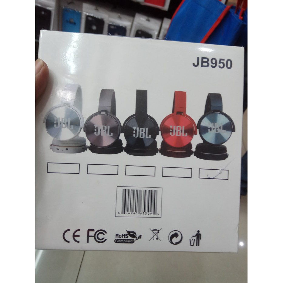 Original  Headset bluetooth jbl FM RADIO JB950 NEW ORIGINAL  Berkualitas