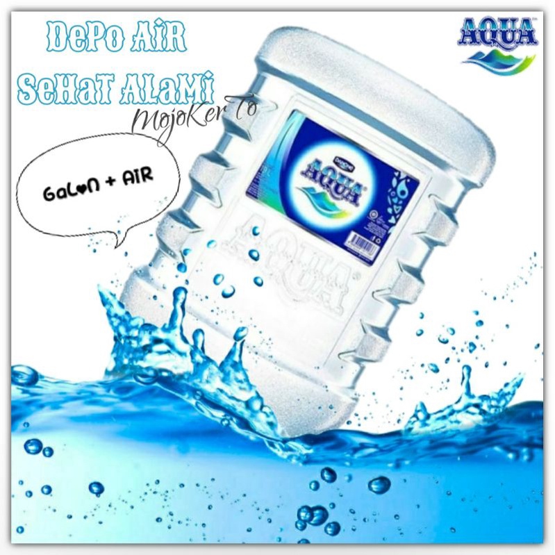 

Air Minum Aqua (GALON + ISI)