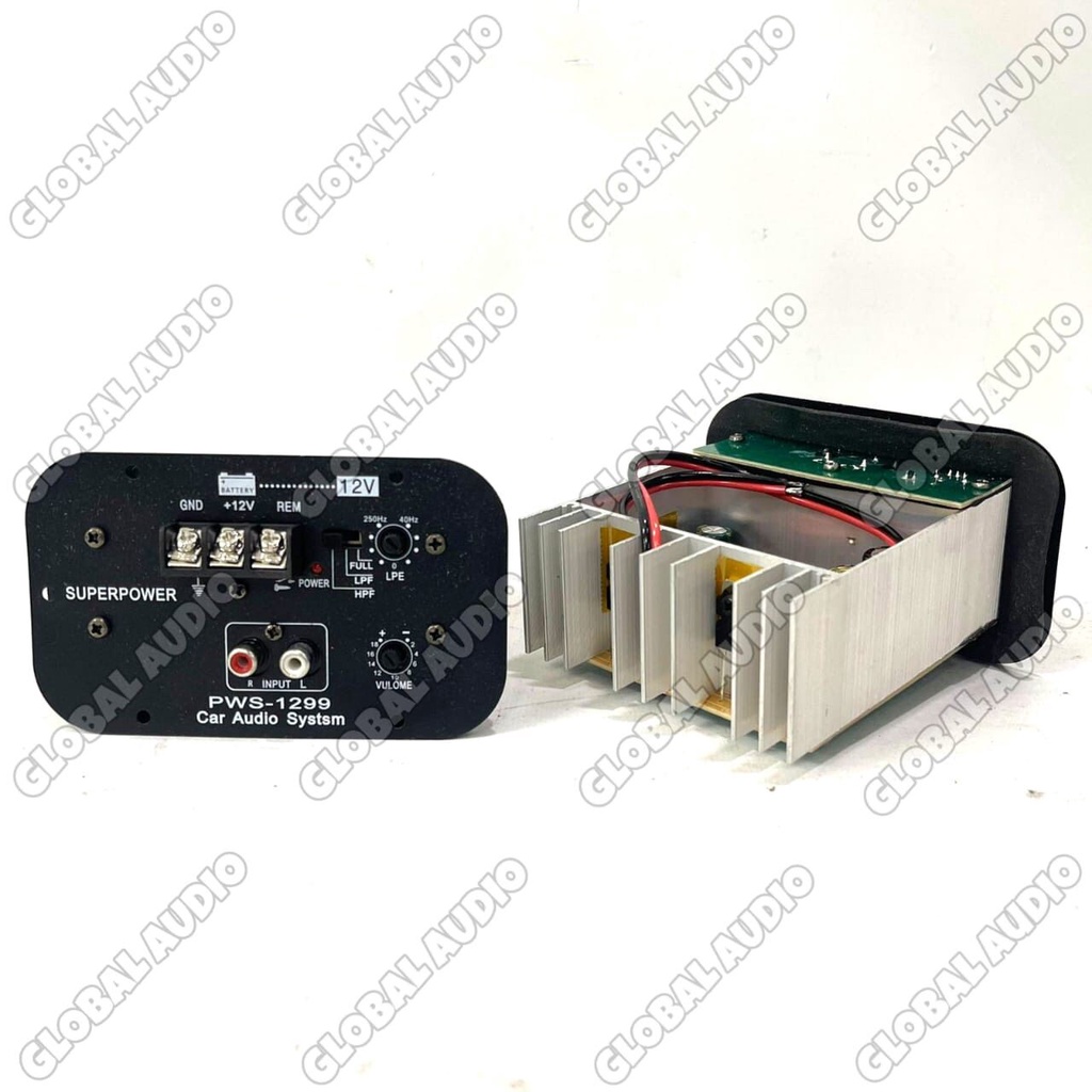 RA-Power Kit Subwoofer PWS - 1299 Car Amplifier Pws 1299 Low Audio Power Amplifier pws1299 Amplifier Mini ( Bisa COD )