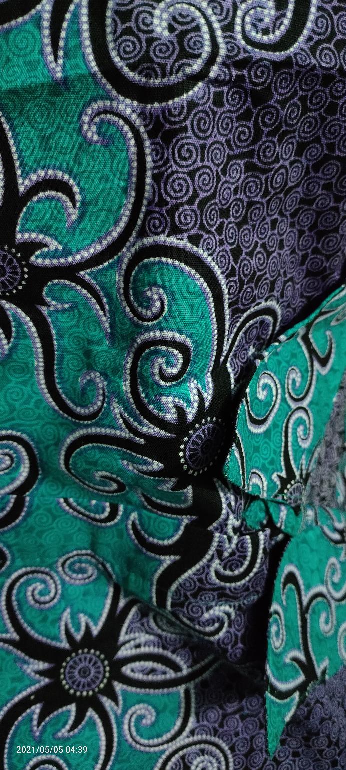 Batik Couple Keluarga - Sania Ruffle Ori Ndoro Jowi Dnt Sogan Cumi Tosca