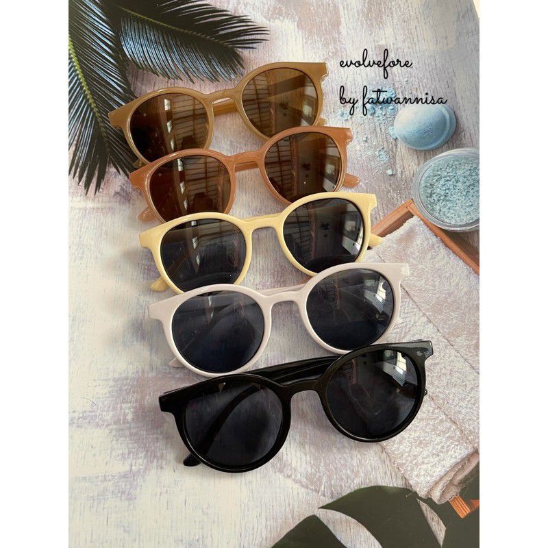 WAE6 Kacamata Oval Korea Klasik