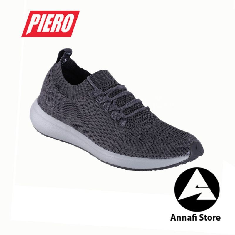 Jual sepatu sneaker pria Piero Terrasocks Evo P20704 Dark Gull Grey