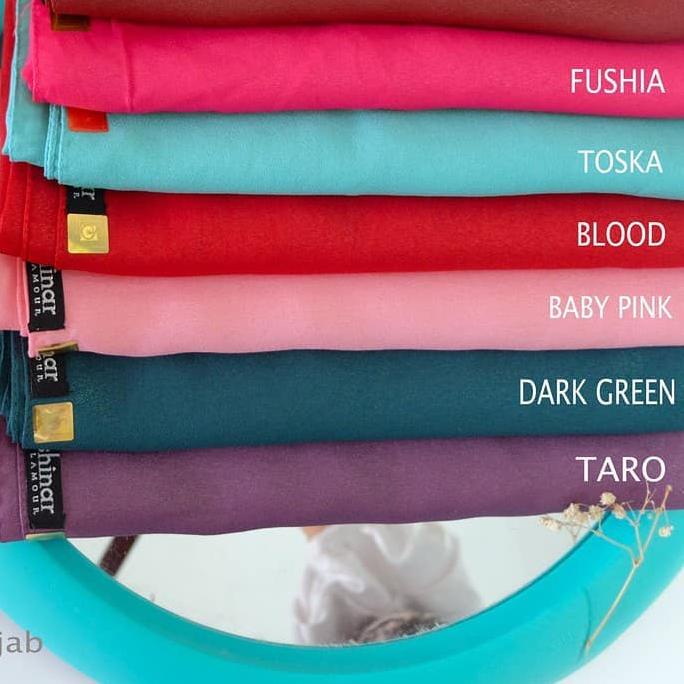 ► kerudung hijab / jilbab segi empat SHINAR GLAMOUR glitter glowing ansania dan azara original bahan