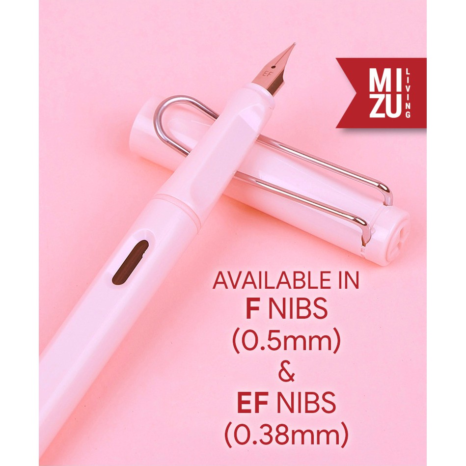 MIZU PASUTERU Fountain Pen Macaron With Gift Box Stainless Steel Nib-5