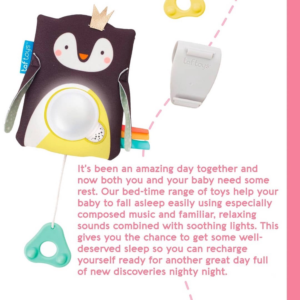 Taf Toys - Prince the Penguin Baby Soother