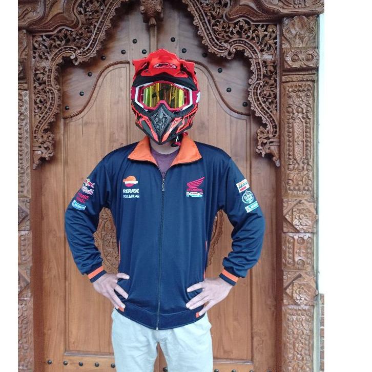 CODEWw3W7--Jaket Repsol Honda HRC team moto gp full bordir