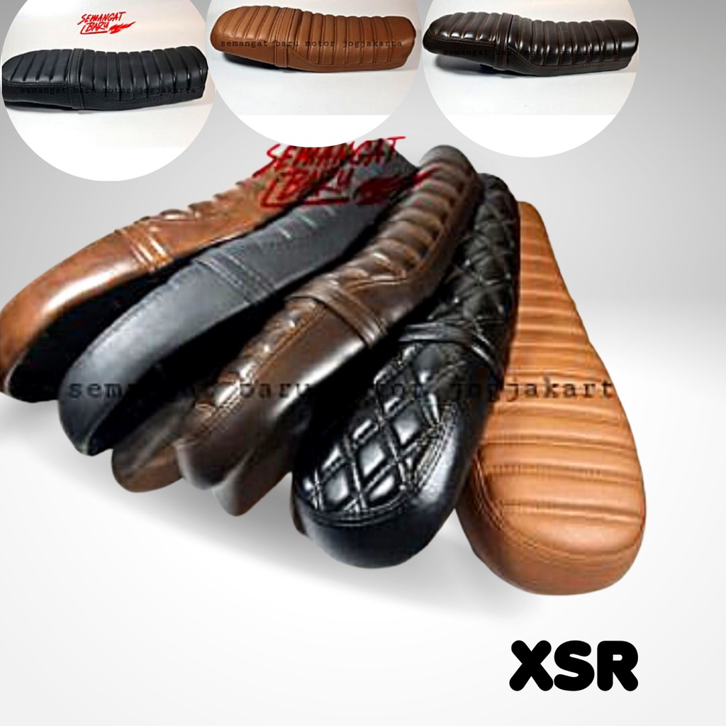 JOK CUSTOM MODEL XSR UNIVERSAL UNTUK MEGAPRO TIGER DLL CAFERACER HITAM SCRAMBLER JOK XSR CUSTOM/JOK 