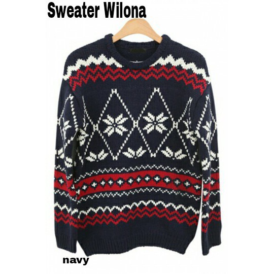 Q- SWEATER LONA/ SWEATER RAJUT WANITA/ TERBARU