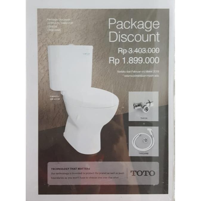 Best Quality Promo Monobloc Kloset Duduk Toto Cw637j Sw637j Fullset Cw 637 J Shopee Indonesia