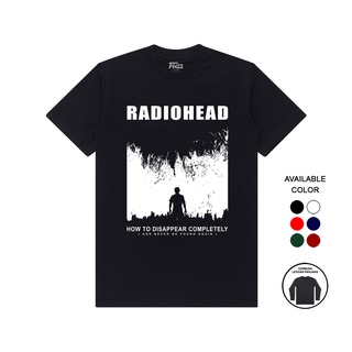 Kaos Band Radiohead Baju Distro Tshirt Musik Rock Radio Head Unisex Pria Dan Wanita Murah