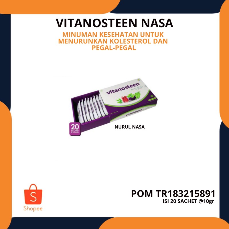 

VITANOSTEEN NASA MINUMAN KESEHATAN OBAT KOLESTEROL DAN HIPERTENSI HERBAL ALAMI