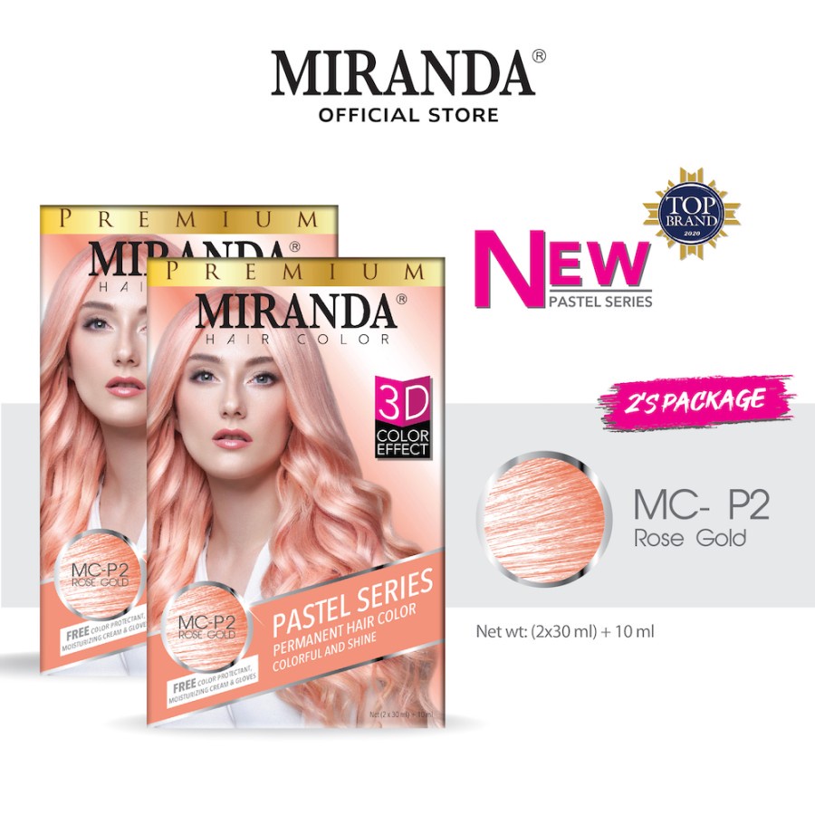 MIRANDA Miranda Hair Color (Cat Rambut Permanen) Pastel Series