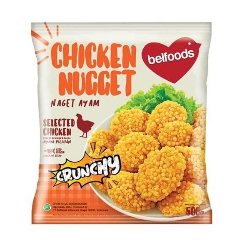 Nuget Crunchy belfood 500gr