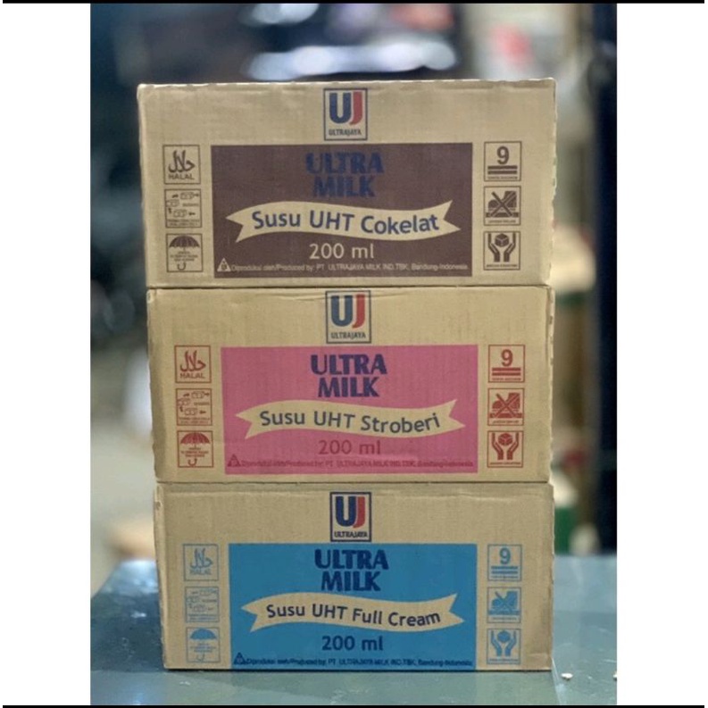 

Susu ULTRA MILK 200ml all varian