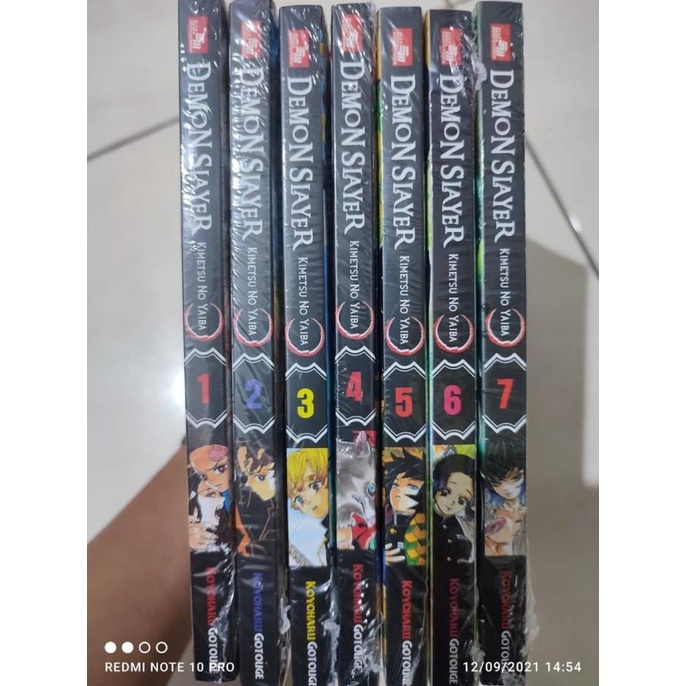 Paket buku komik demon slayer kimetsu no yaiba set