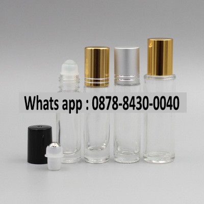 Botol Roller / Roll on  Kaca Transparan Parfum Aroma Terapi Esensial