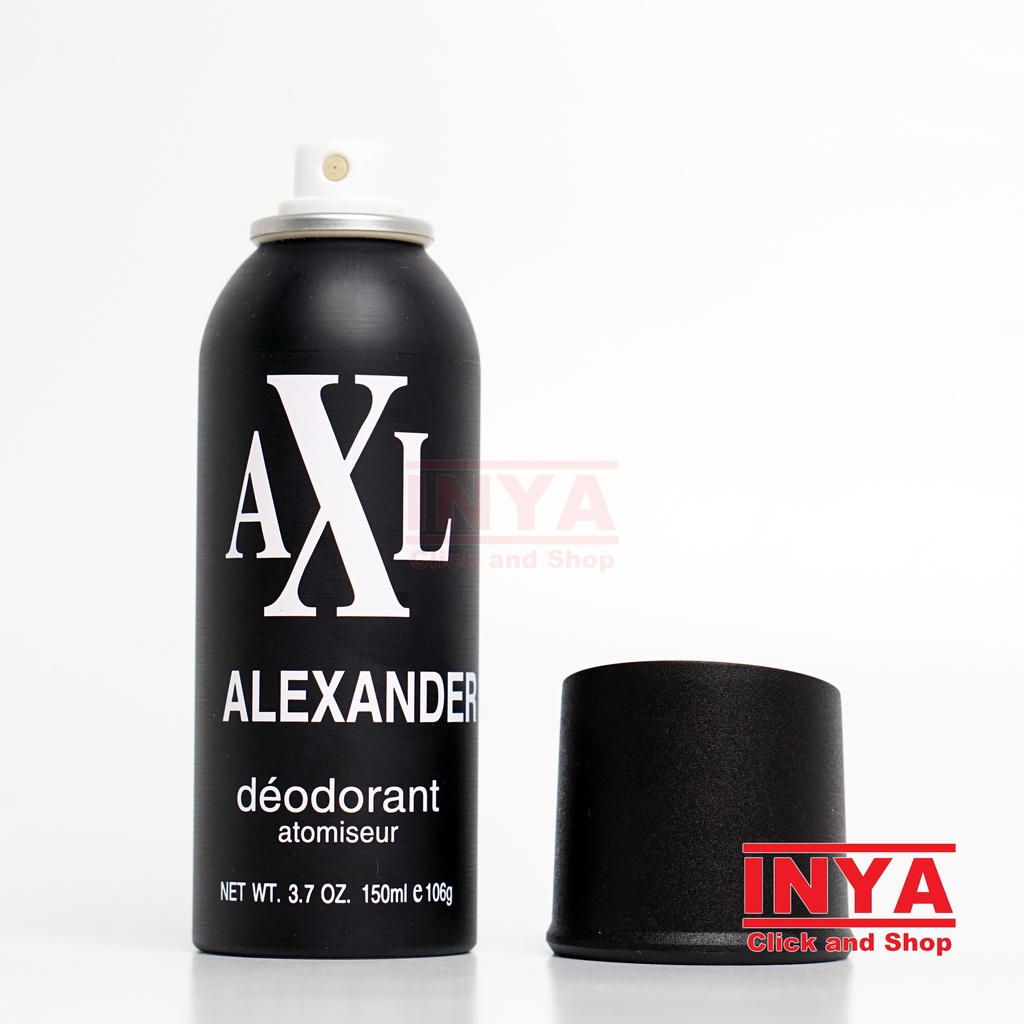 AXL ALEXANDER BLACK DEODORANT PARFUME SPRAY 150ml