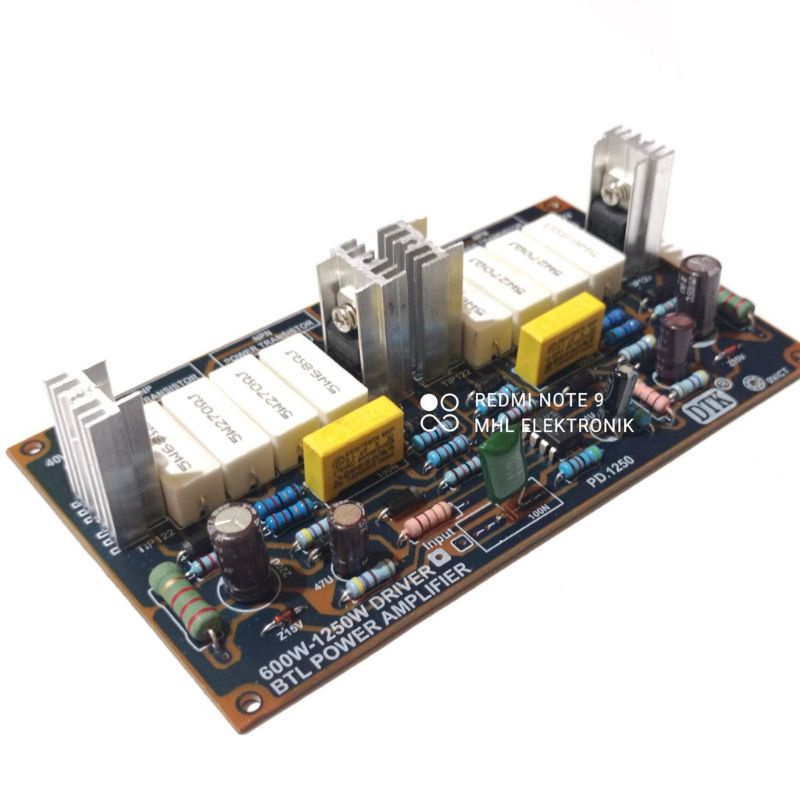 Simbas Power BTL Power Amplifier 600W-1250W DTK PD 1250