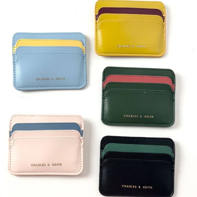 7.7 SALE | CK Two-Tone Multi Slot Card Holder