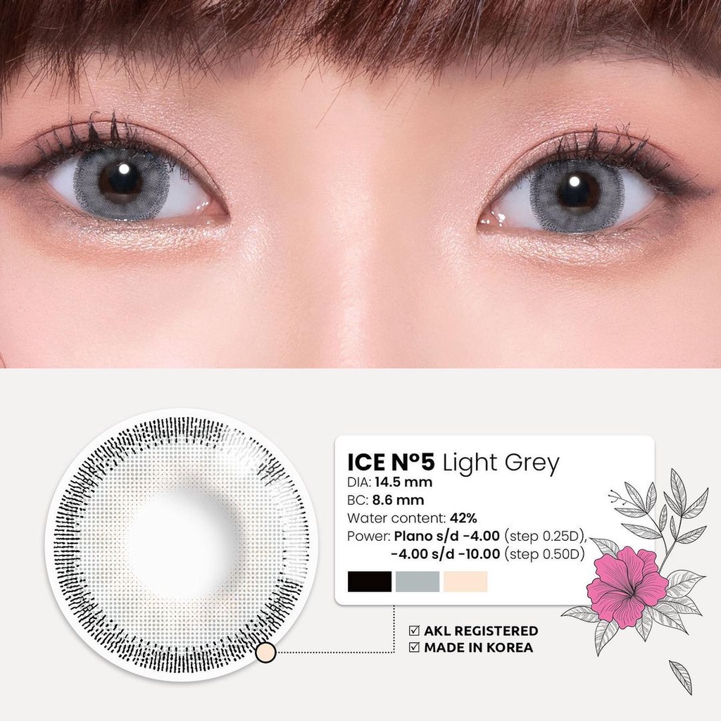 ❤ RATU ❤ Softlens X2 Ice N5 Normal | Soflen Ice N°5 By Exoticon Big Eyes Dia 14.5mm