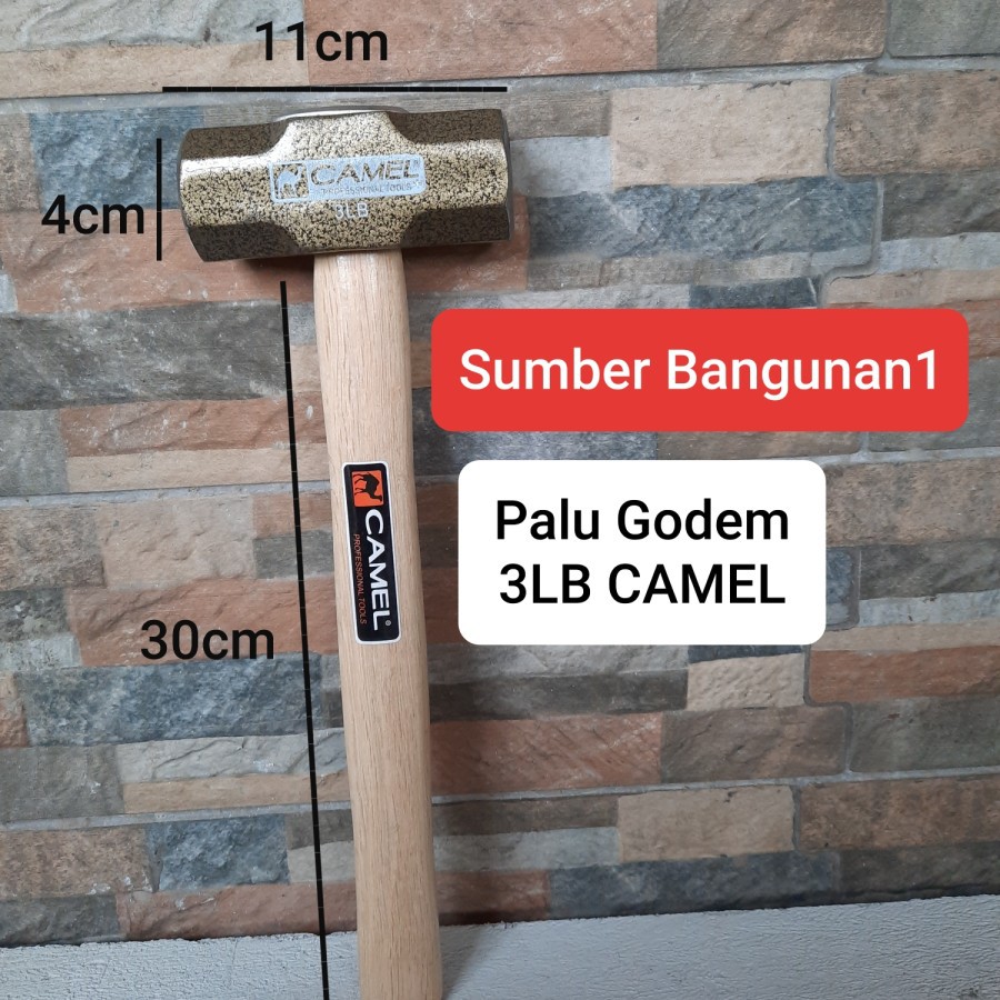 Palu godem godam bodem camel 3LB palu beton besar