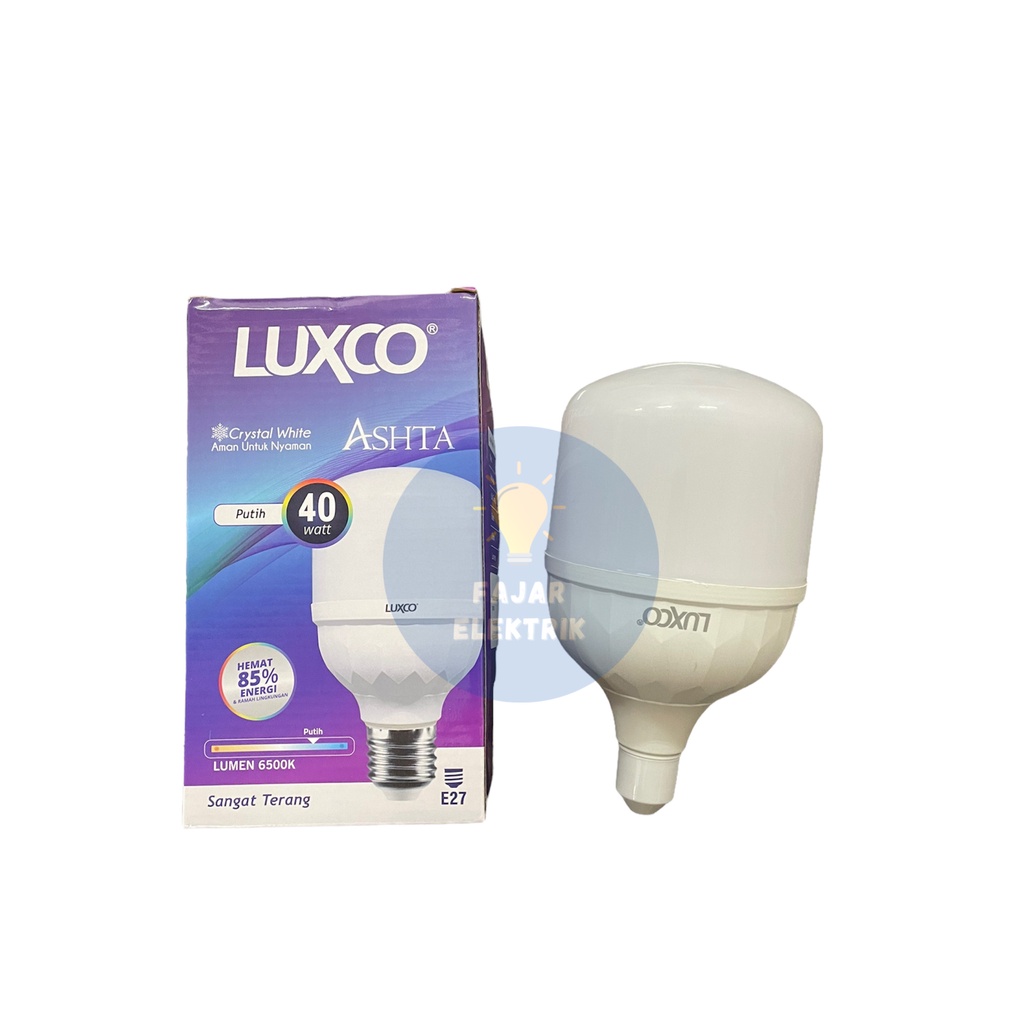 LAMPU BOHLAM LED BULB LUXCO 40 WATT 50 WATT PUTIH