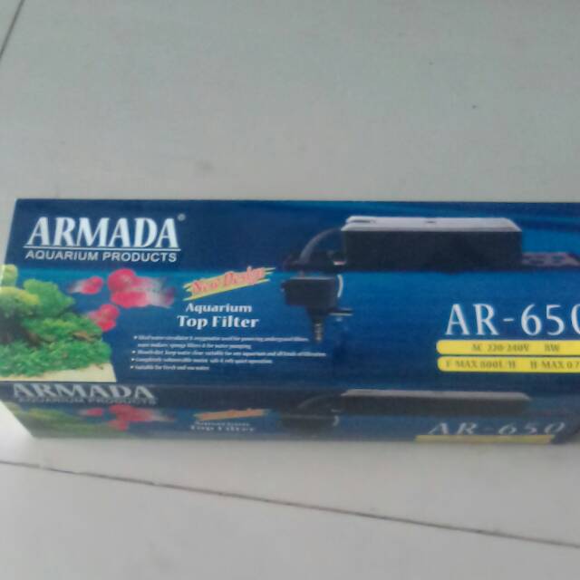 Aquarium Box Filter Top Filter ARMADA AR 650