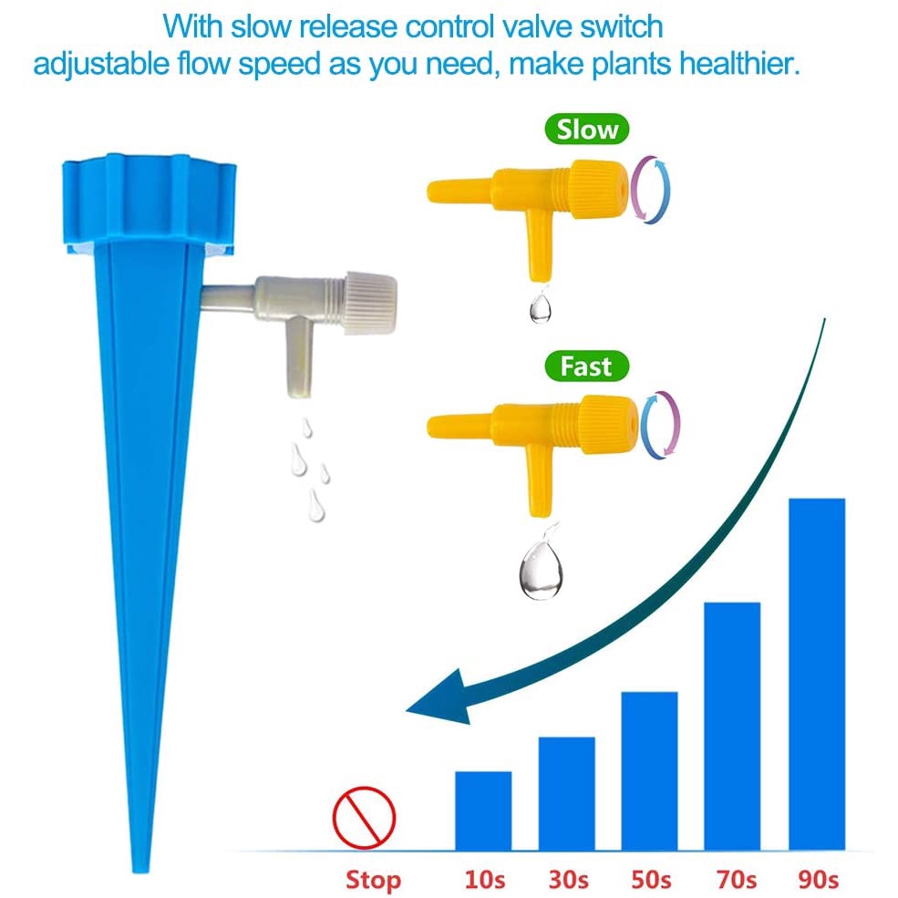 [ Adjustable Self Watering Spikes ] [ Garden Plants Automatic Drip Irrigation Watering Kits Suitable For Potted Plants ]