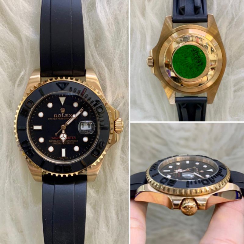 Real Pic - Jam tangan Pria Autometic Rolex Yatch master Premium Quality
