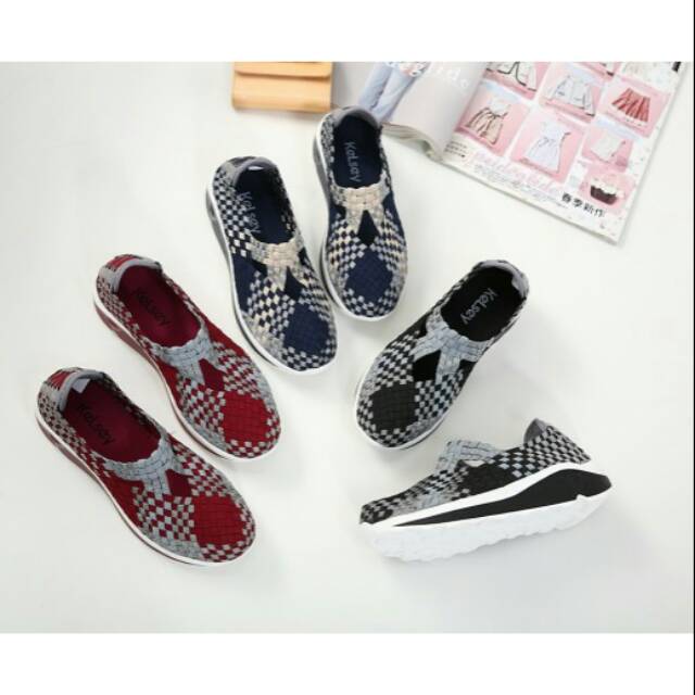 Sepatu Rajut Anyaman KELSEY B-6